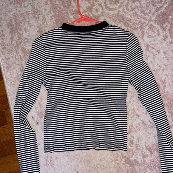 J. Crew black and White Striped Sweater - Picture 3 of 3